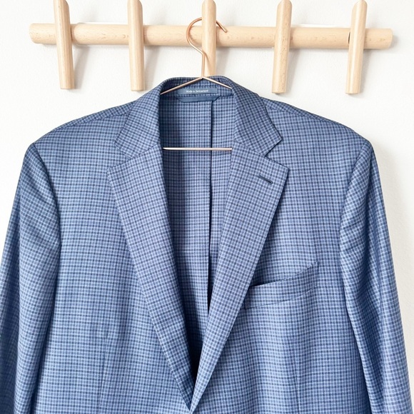 Ermenegildo Zegna Blue Wool 10 Pocket Jacket - Picture 7 of 16